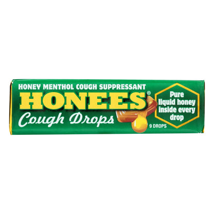 Honees Menthol Cough Drops, 9 Pack, 24 Count per Pack