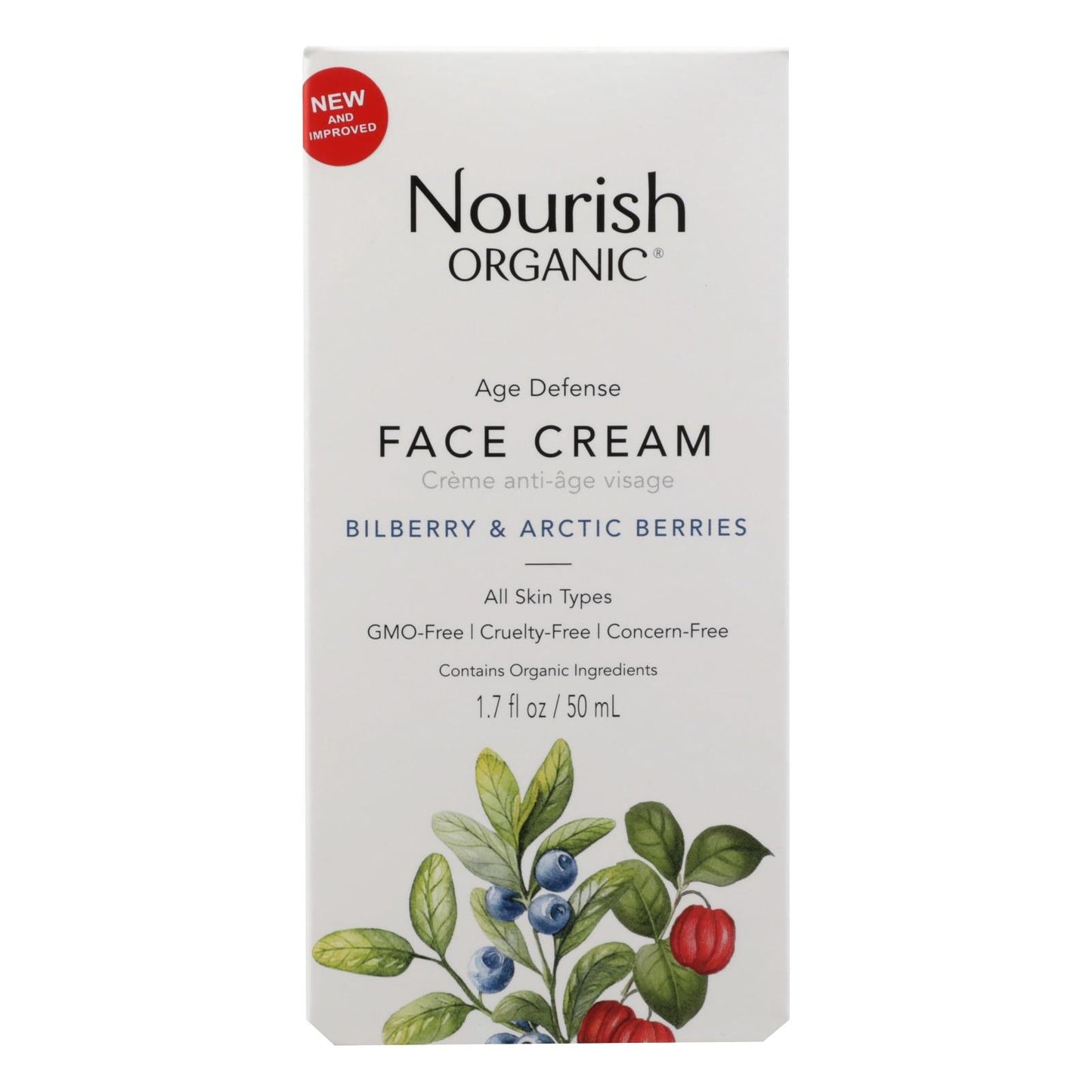 Nourish Age Defense Face Cream, 1.7 Fl Oz