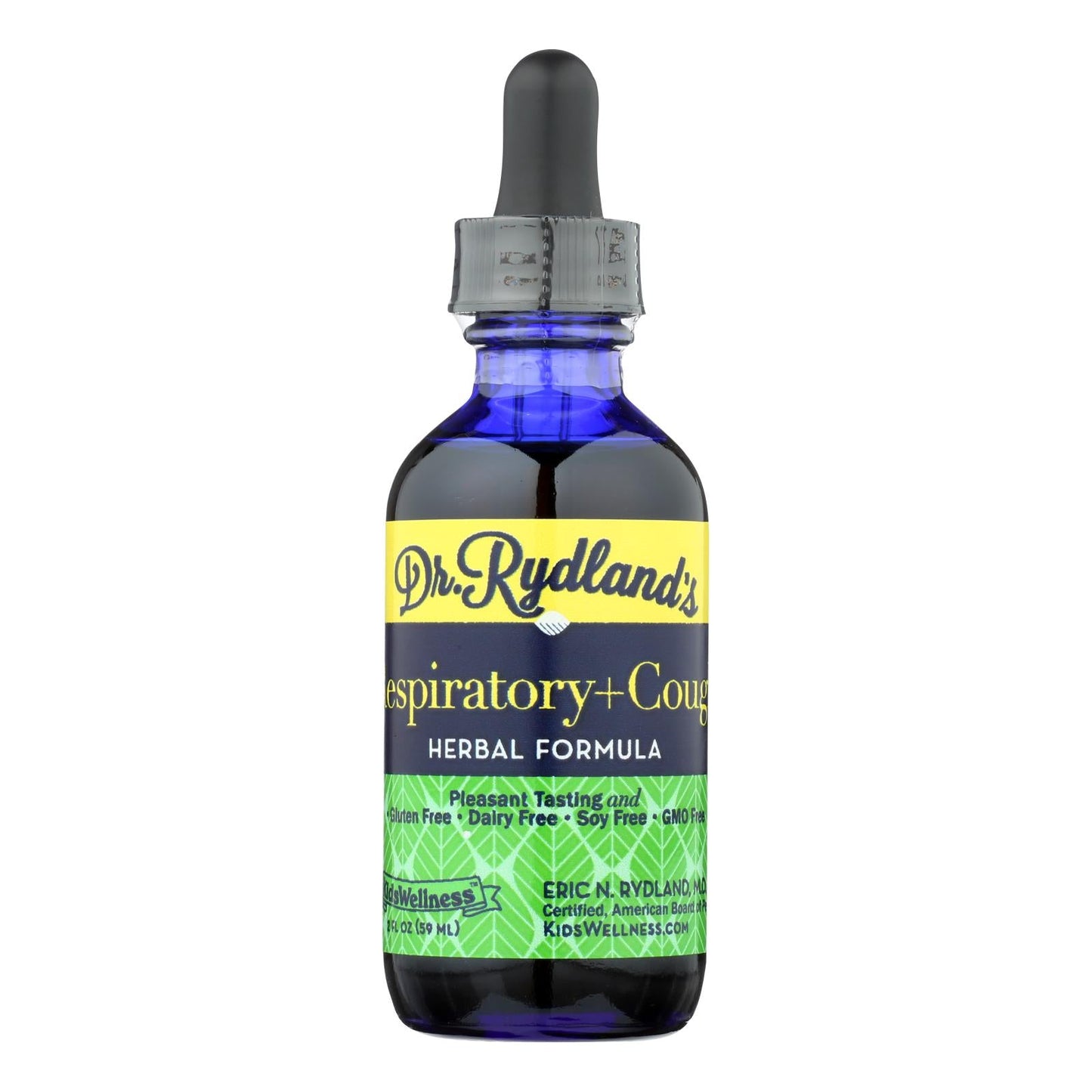 Dr. Rydland's Herbal Formula Soothing Respiratory Cough Relief (2 Fl Oz, Pack of 2)