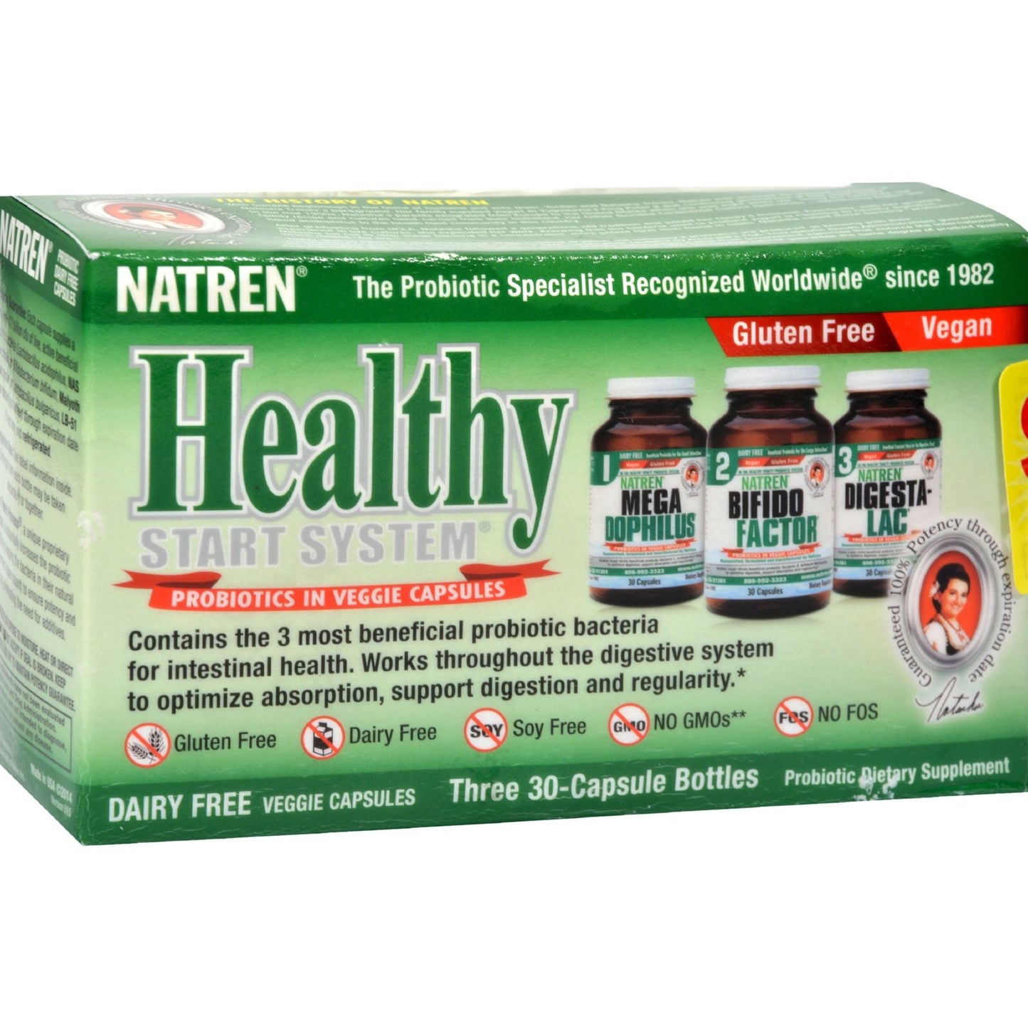 Natren Healthy Start Kit Dairy Free (30 Caps/3 Pack)