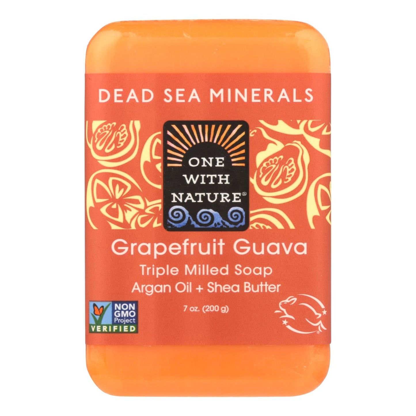 Withe Nature Triple Milled Grapefruit Guava Soap Bar - 7 Oz.