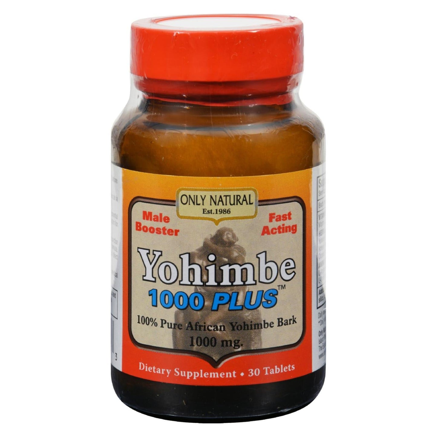 Only Natural Yohimbe 1000 Plus Supplement for Men and Women (30 Tablets)