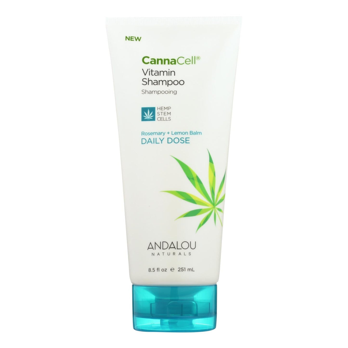 Andalou Naturals Purifying Rosemary & Lemon Balm Shampoo - 8.5 Fl Oz