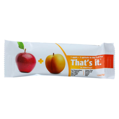 That's It Fruit Bar - Apple & Apricot - Case of 12 - 1.2 oz