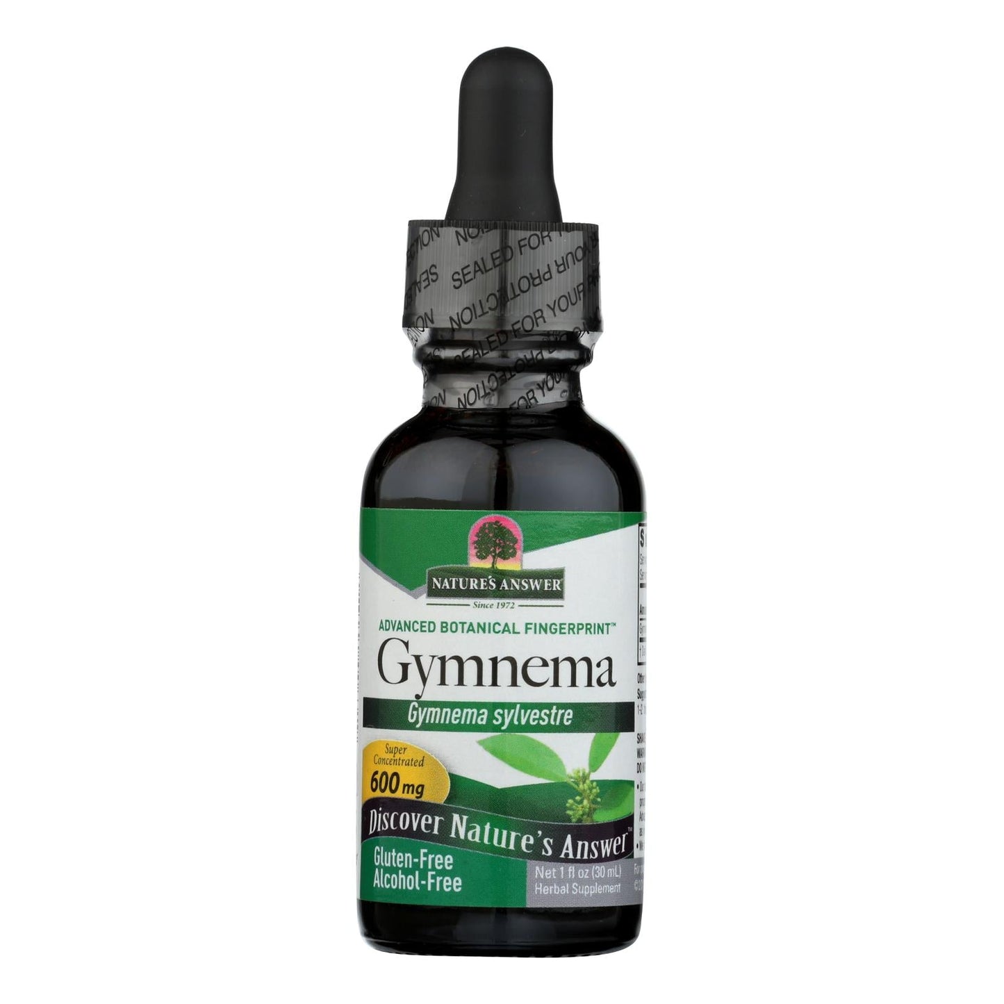 Nature's Answer Gymnema Leaf Extract 600 mg, Alcohol-Free, 1 Fl Oz