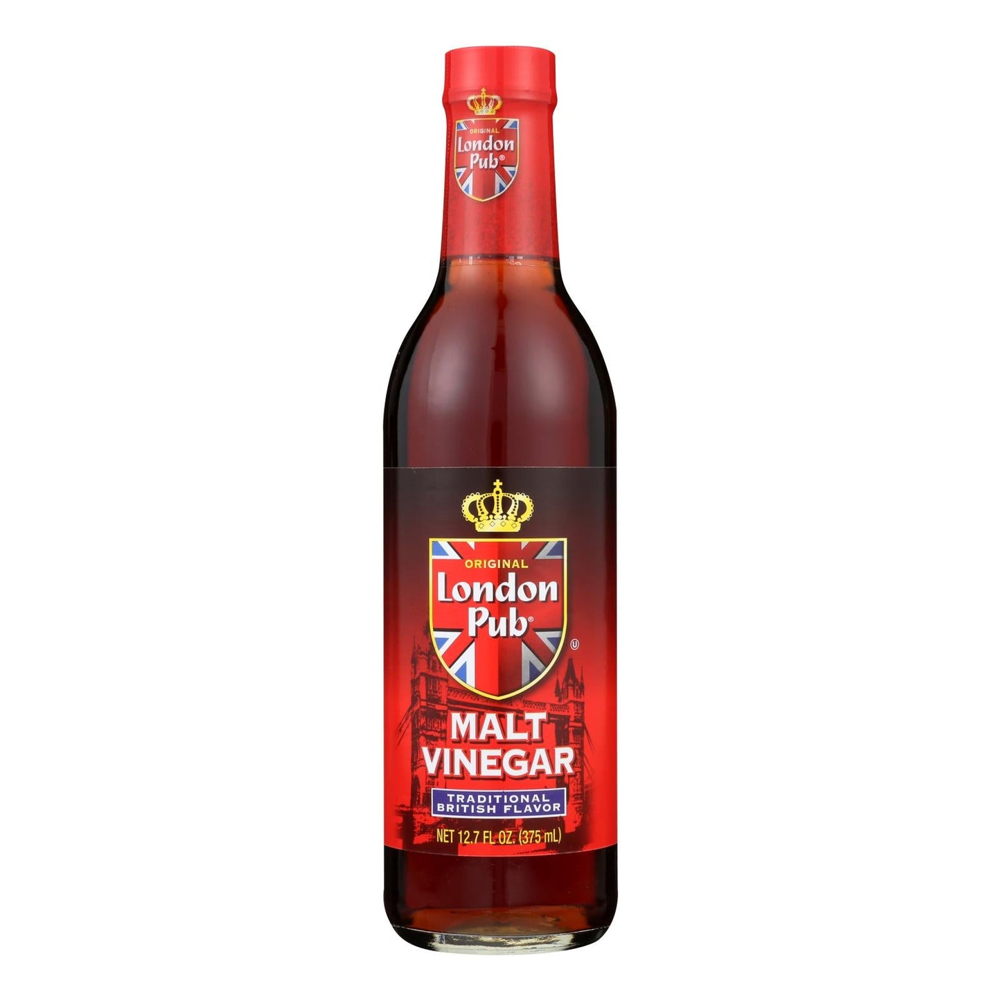 London Pub Malt Vinegar (Pack of 6 - 12.7 Fl Oz Bottles)