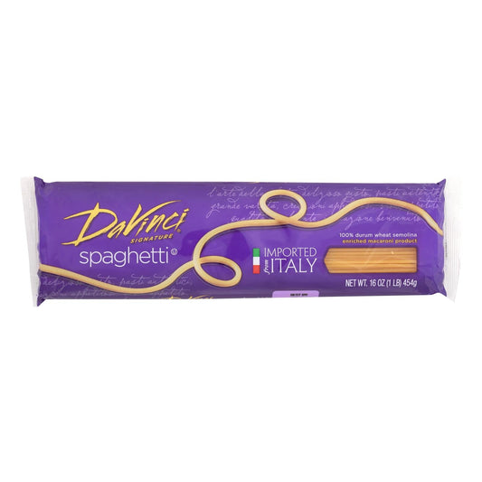 Da Vinci Restaurant Quality Spaghetti Pasta, 16 Oz. Bag (Case of 20)