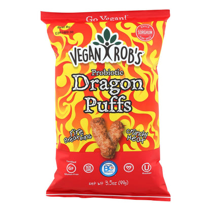 Vegan Rob's Dairy-Free Dragon Puffs (Pack of 12) 3.5 Oz