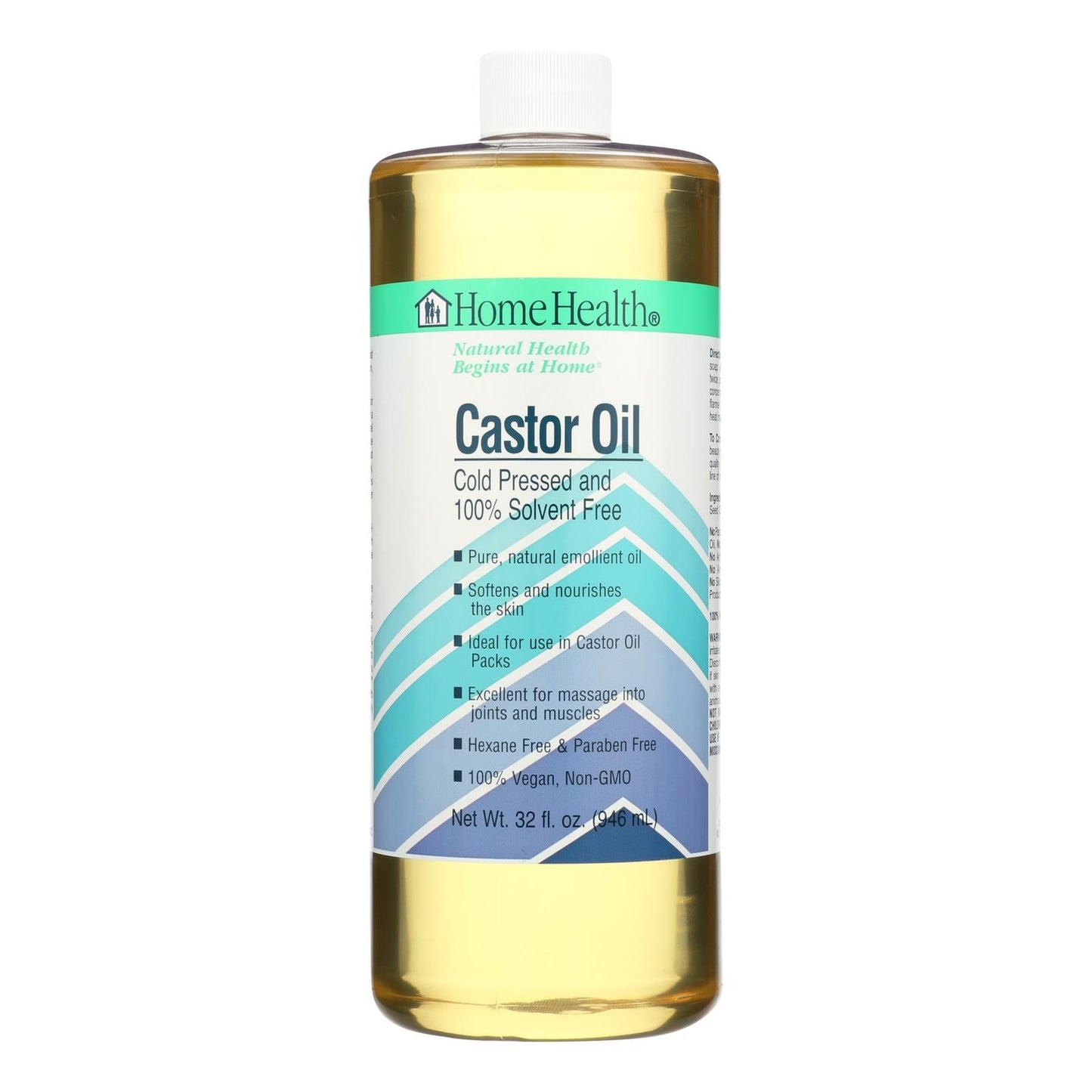 Home Health Castor Oil - 32 Fl. Oz., Versatile Hair & Skin Nourishment