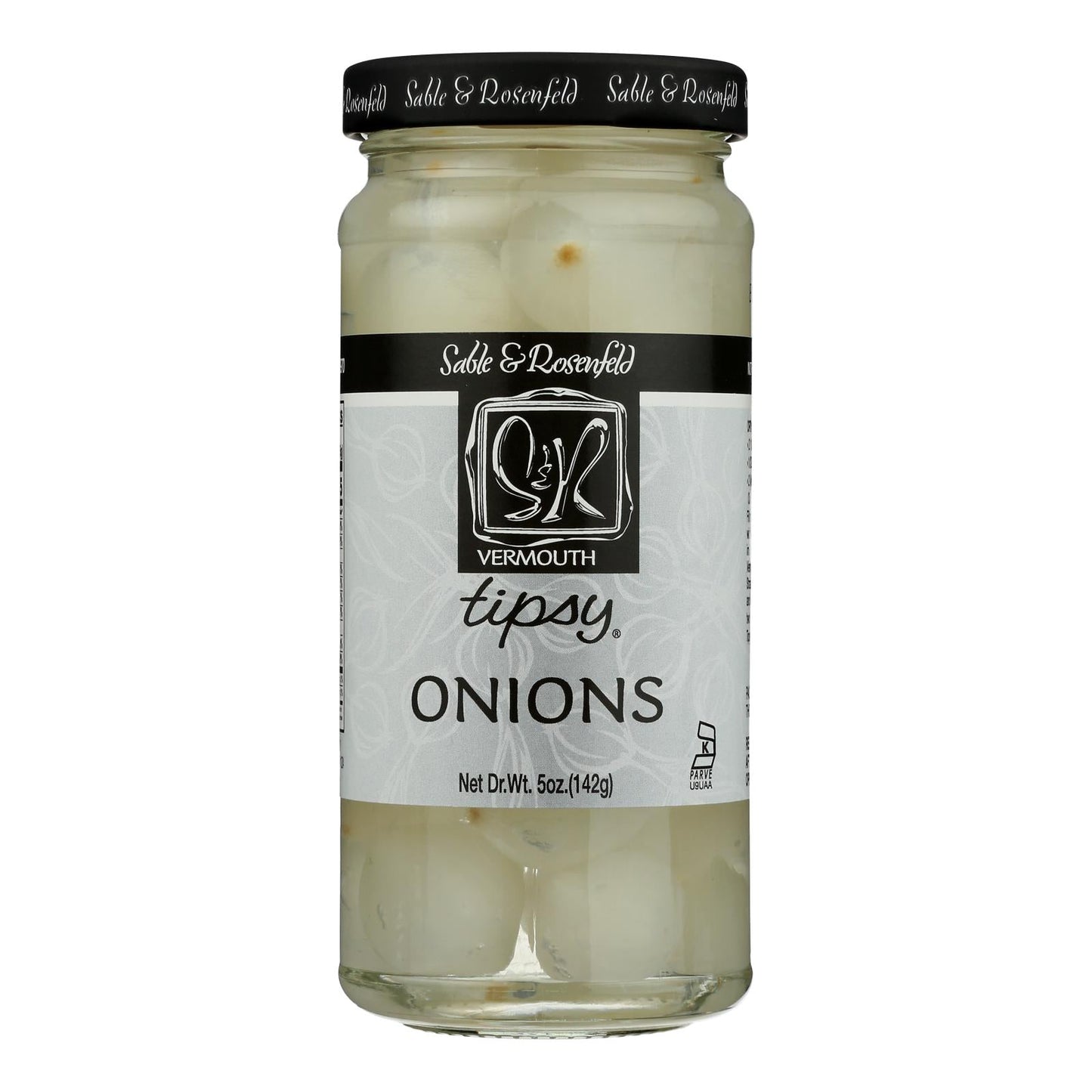 Sable and Rosenfeld Vermouth Tipsy Onions (Pack of 6 - 5 Oz.)