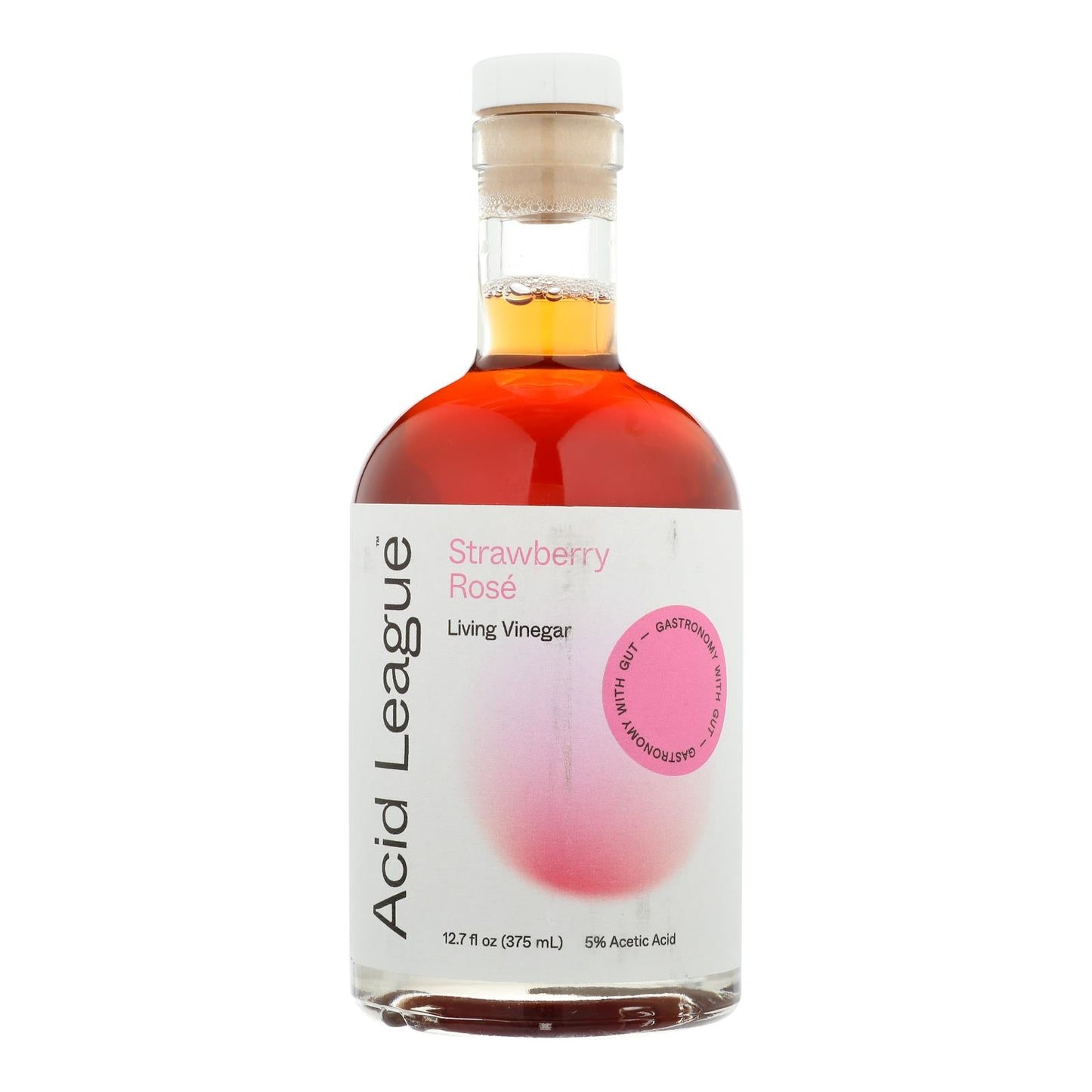 Acid League Living Vinegar Strawberry Rose (Pack of 6 - 12.7 Fl Oz.)