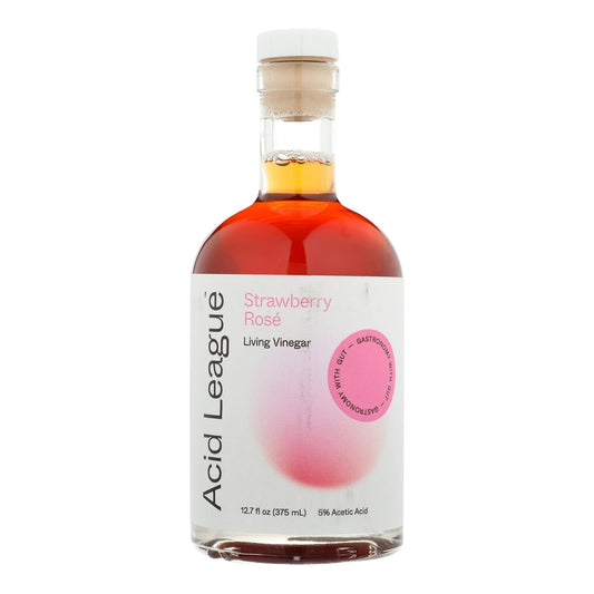 Acid League Living Vinegar Strawberry Rose (Pack of 6 - 12.7 Fl Oz.)