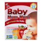 Baby MumMum Teething Rice Rusk (Pack of 6) - Apple and Pumpkin Flavored 1.76 Oz Snack