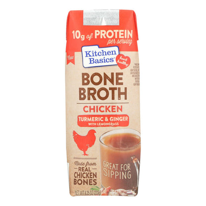 Kitchen Basics Chicken Bone Broth Essential Nutrients (Pack of 12 - 8.25 Fl Oz)