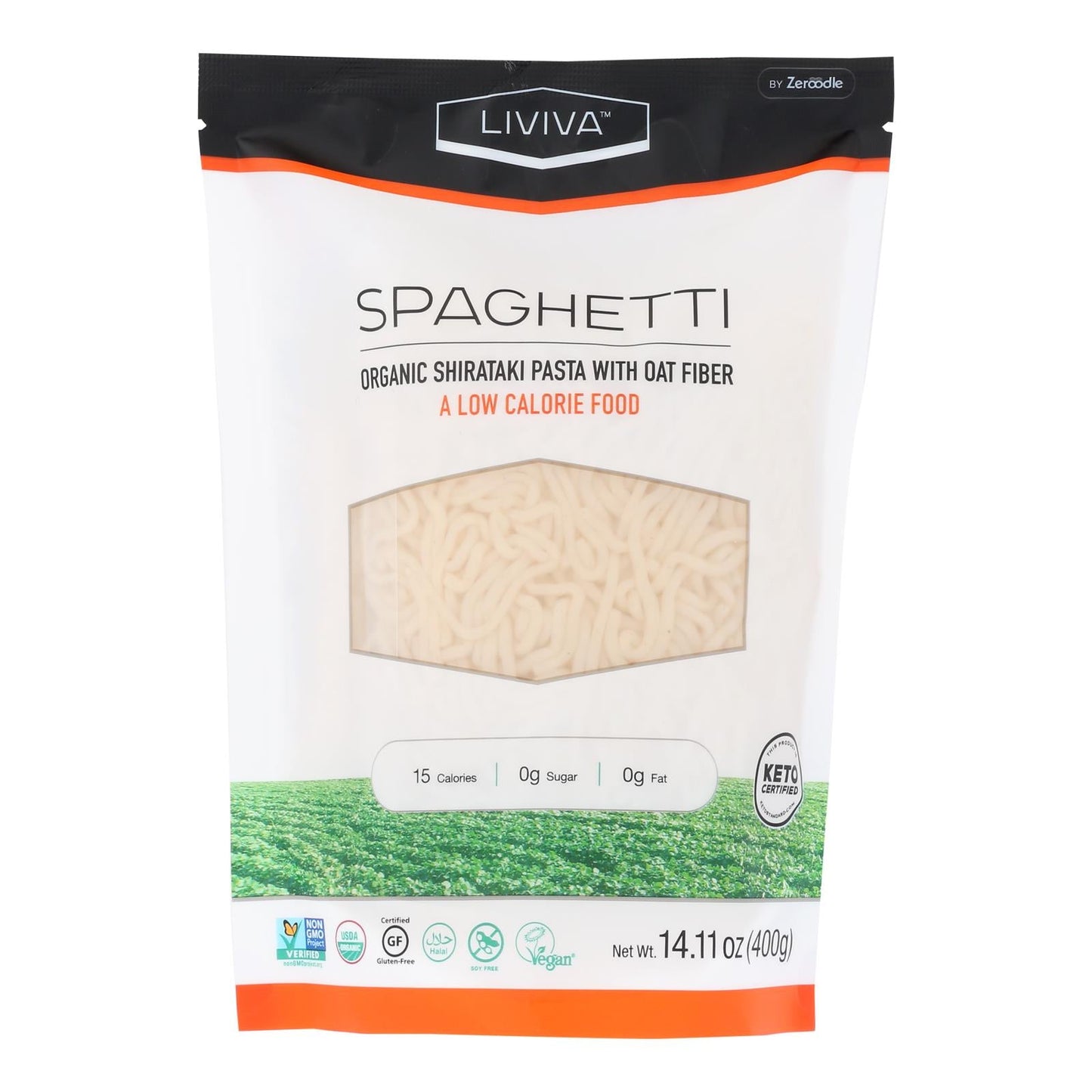 Liviva Shirataki Spaghetti, 14.11 Oz. (Pack of 6)