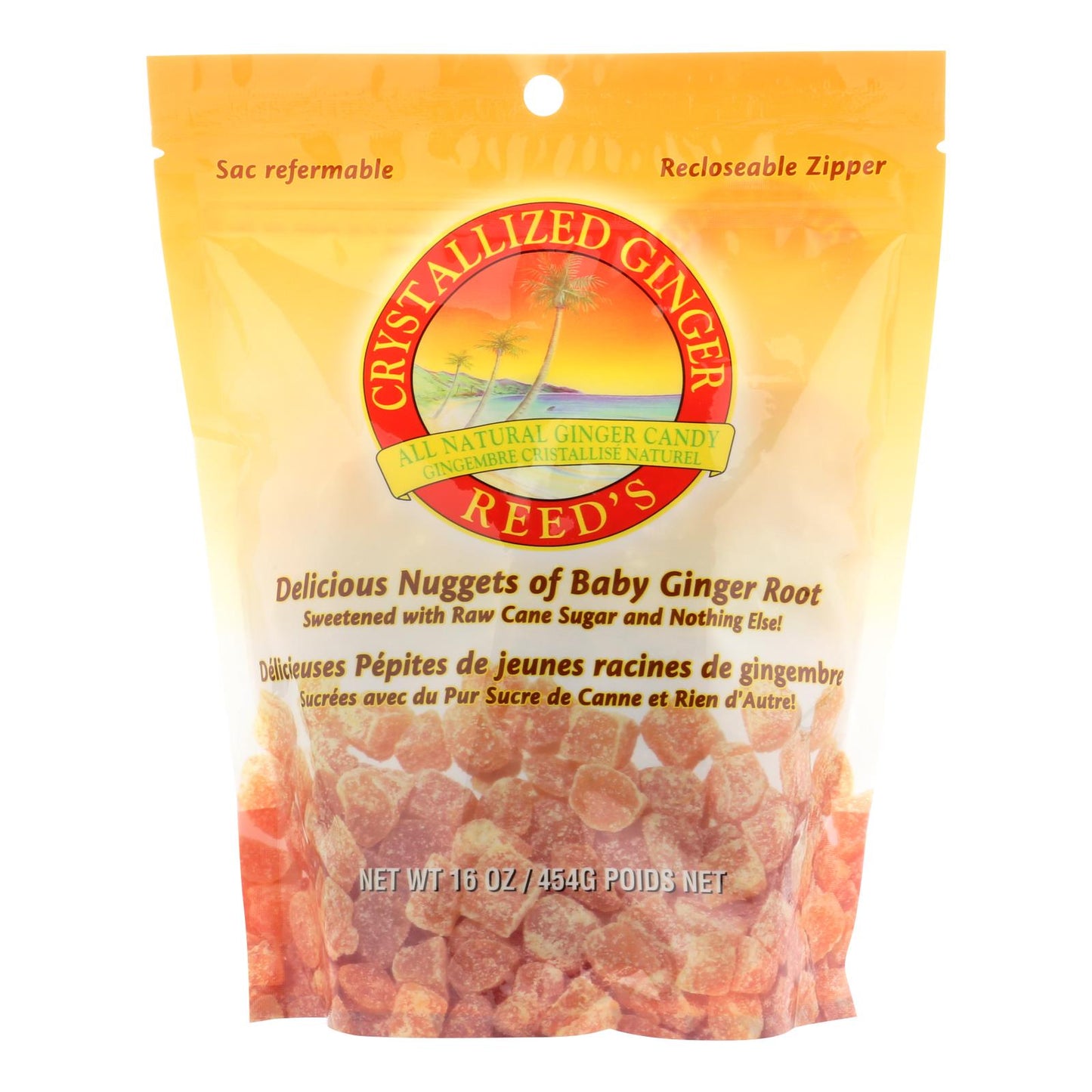 Reed's Original Crystallized Ginger Beer, 16 Oz. Pack of 6