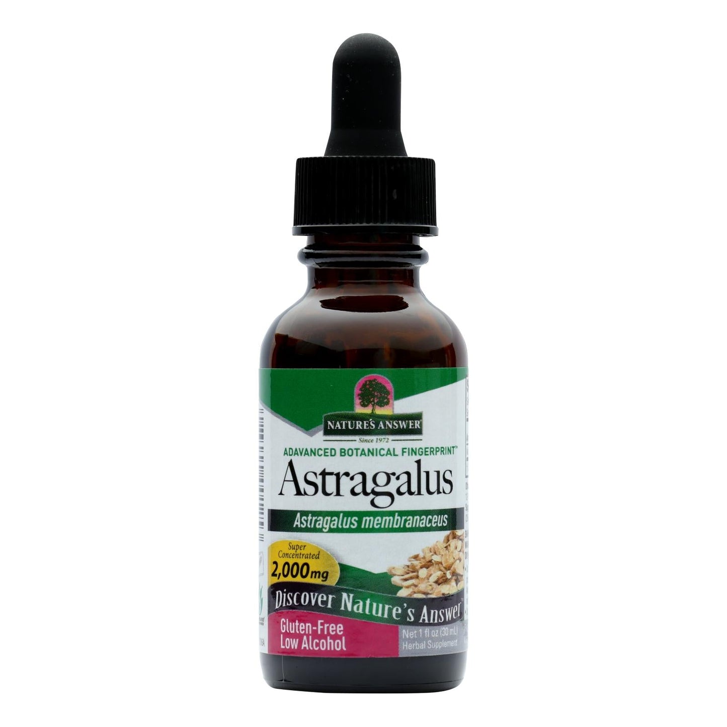 Nature's Answer Astragalus Root Liquid Extract - Immune Support - 1 Fl Oz