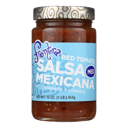 Frontera Foods Salsa Mexicana (Medium) - Pack of 6, 16 Oz Jars