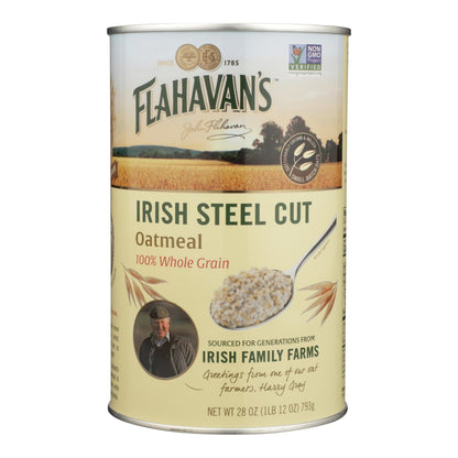 Flahavan's Irish Steel Cut Oatmeal, Pack of 6, 28 Oz.