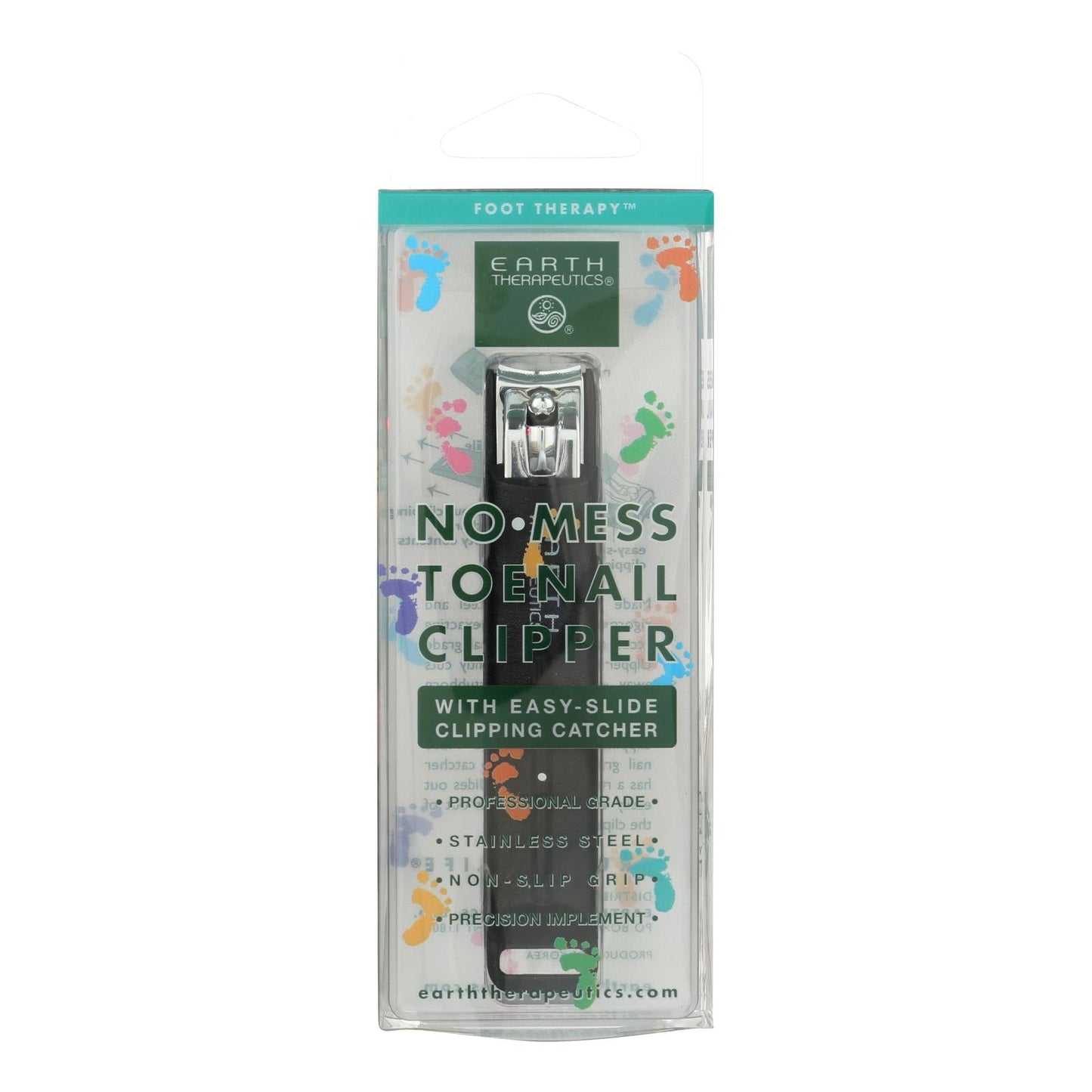 Earth Therapeutics Premium Toenail Clipper with Integrated Catcher