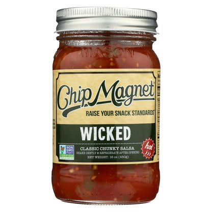 Chip Magnet Salsa Sauce Appeal - Wickedly Delicious 16 Oz. (Pack of 6)