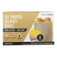 Lunchskins Chevron Paper Bags, 50 Count (Pack of 12)