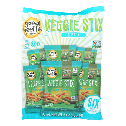 Good Health Veggie Straws - Sea Salt, 6 Oz. Pack of 6