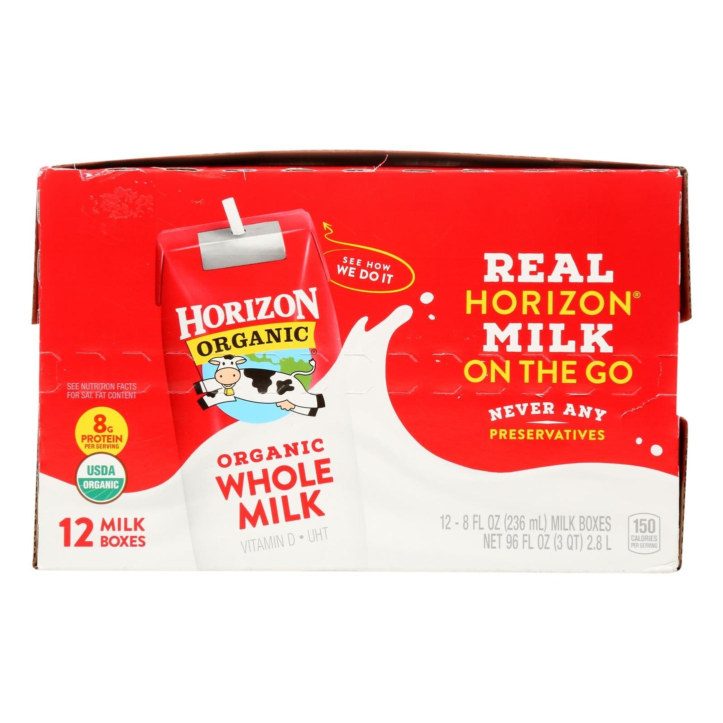 Horizon Organic Dairy Whole Milk - 12/8 Fl Oz