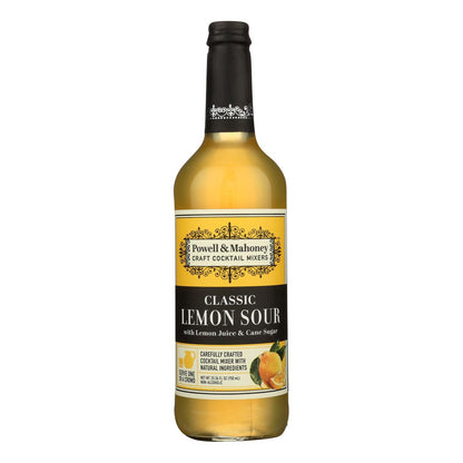 Powell And Mahoney Lemon Sour Cocktail Mixer (Pack of 6 - 25.36 Fl Oz.)