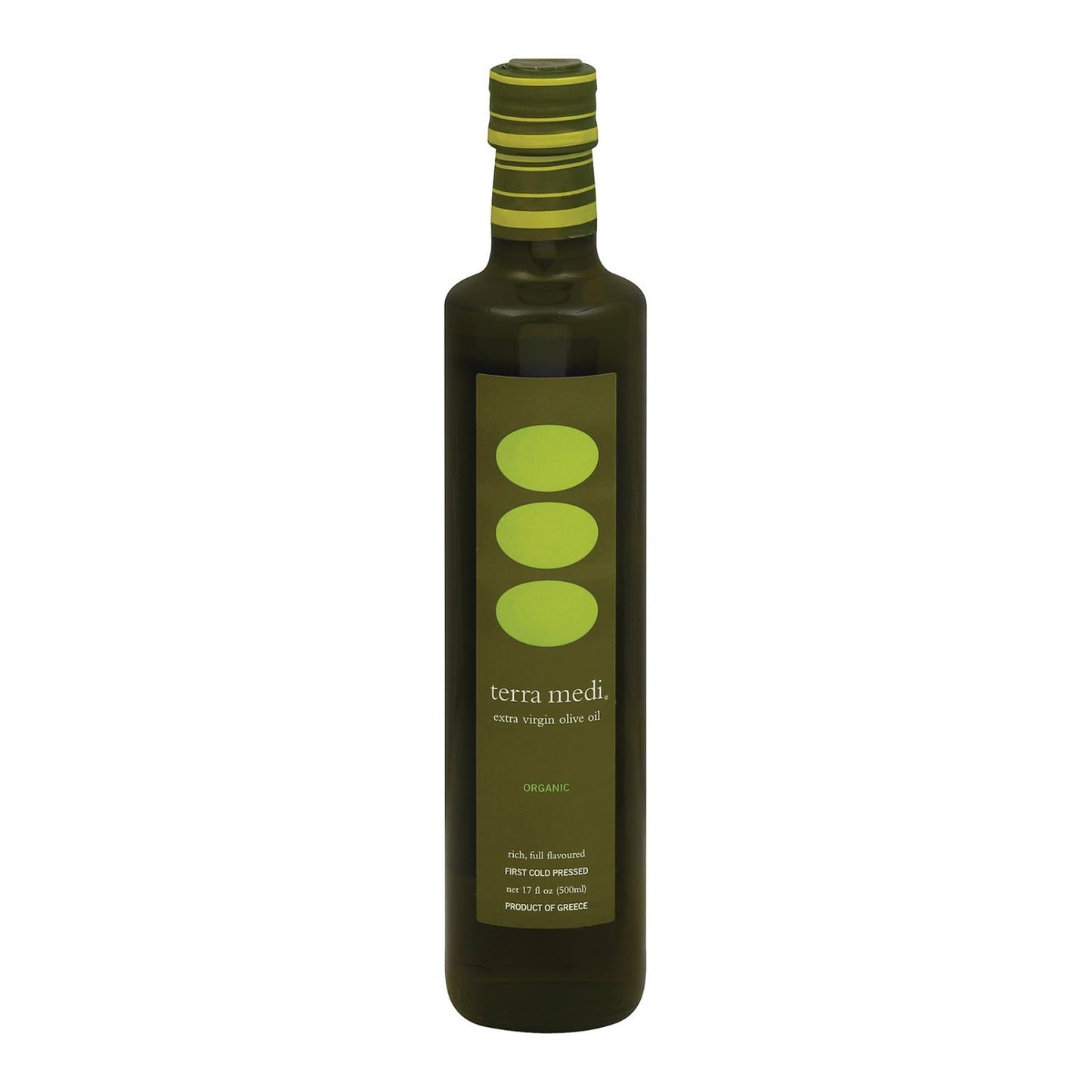 Terra Medi Extra Virgin Olive Oil: Six 17 Fl Oz. Bottles