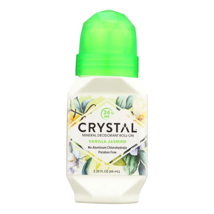 Crystal Essence Roll-On Deodorant in Vanilla Jasmine, 2.25 Oz