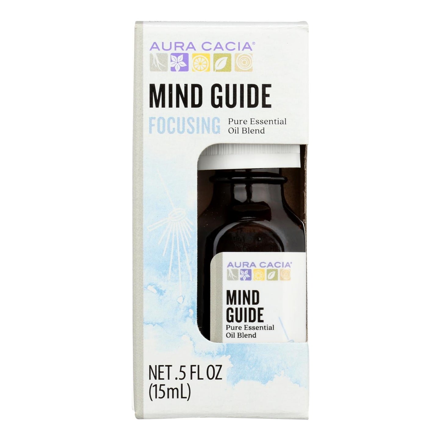 Aura Cacia Mind Guide Aromatherapy Essential Oil Set (Pack of 3)