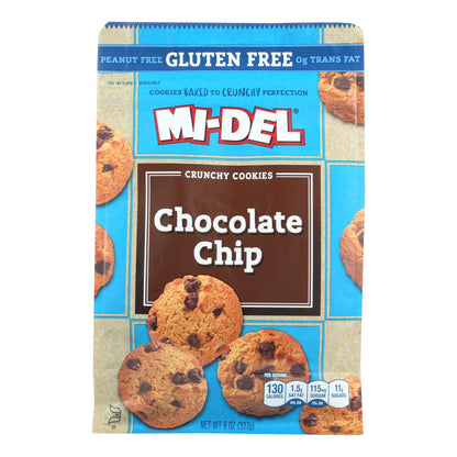 Gluten-Free Chocolate Chip Cookies by Mi-Del (Pack of 8)
