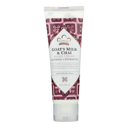 Nubian Heritage Goats' Milk & Chai Infused with Rose Extract Bar Soap, 4 Ounces