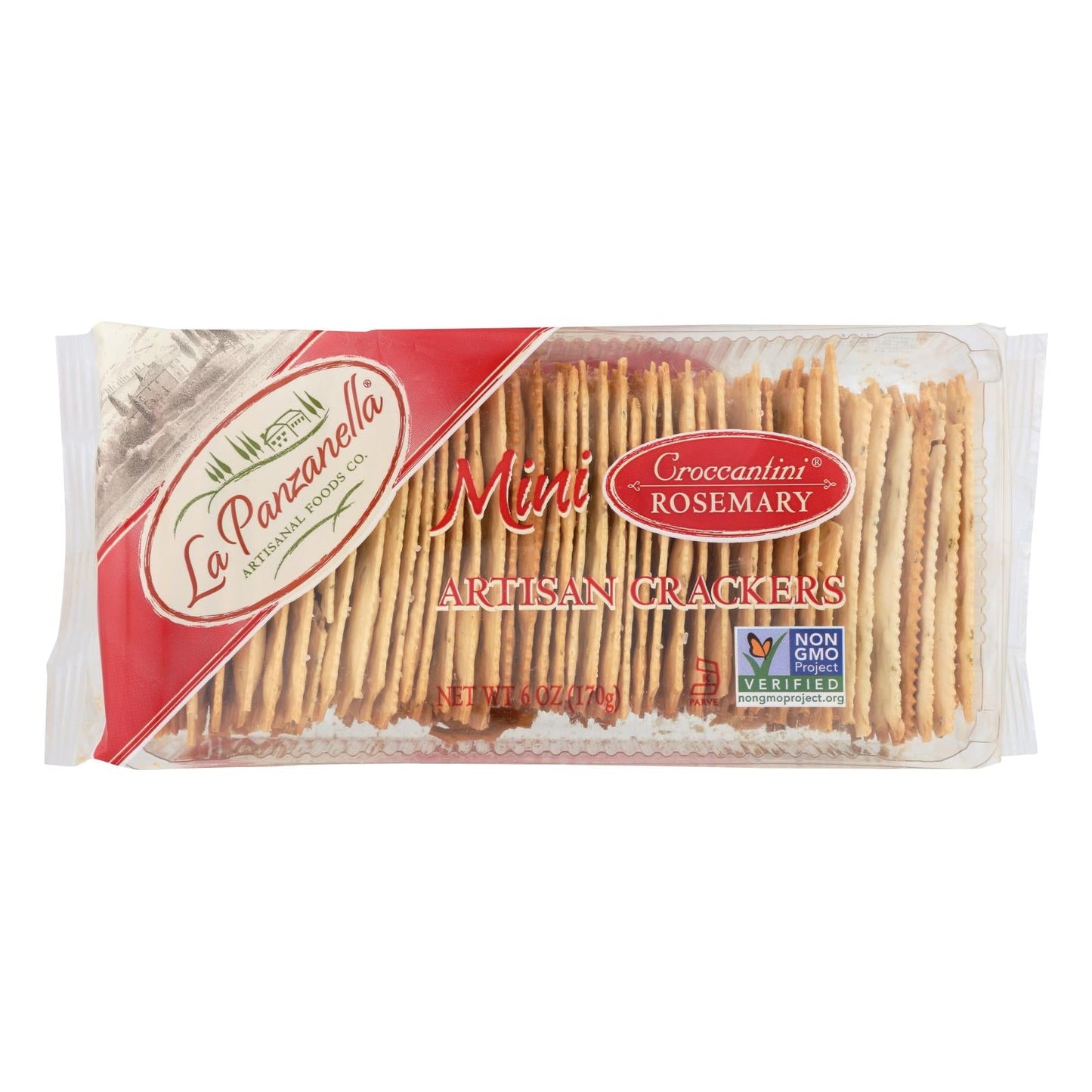 Lapanzanella Rosemary Mini Croccantini (Pack of 12) - 6 oz.