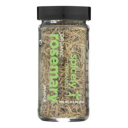 Spicely Organics Organic Rosemary Whole Leaf, 3-Pack (Each 0.5 Oz.)
