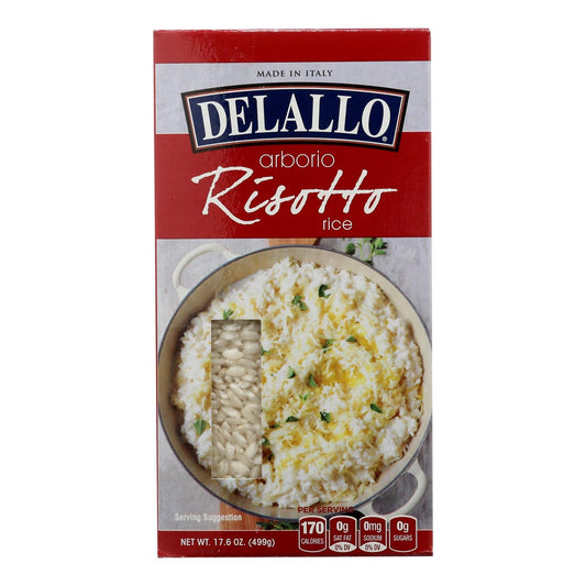 Delallo Arborio Risotto Rice - 17.6 Oz. (Pack of 12)