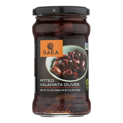Gaea Kalamata Pitted Olives (Pack of 8) - 5.6 oz