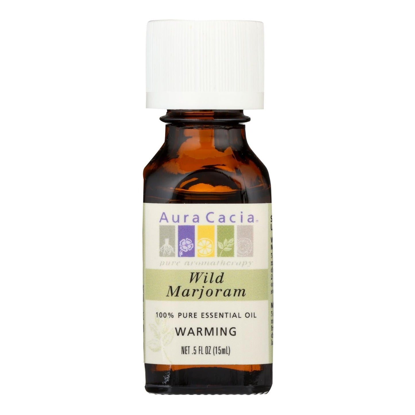Aura Cacia Wild Marjoram Pure Essential Oil (0.5 Fl Oz)