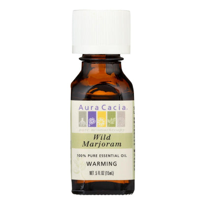 Aura Cacia Wild Marjoram Pure Essential Oil (0.5 Fl Oz)