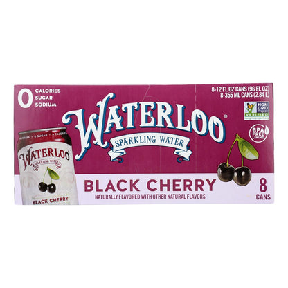 Waterloo Sparkling Black Cherry 3-Pack (8/12 Fl Oz Per Can)