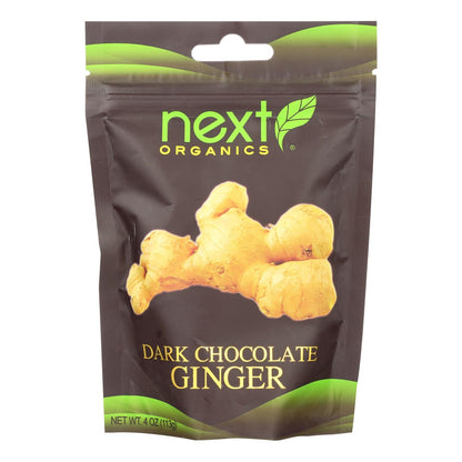 Next Organics Dark Chocolate Ginger (Pack of 6 - 4 Oz.)