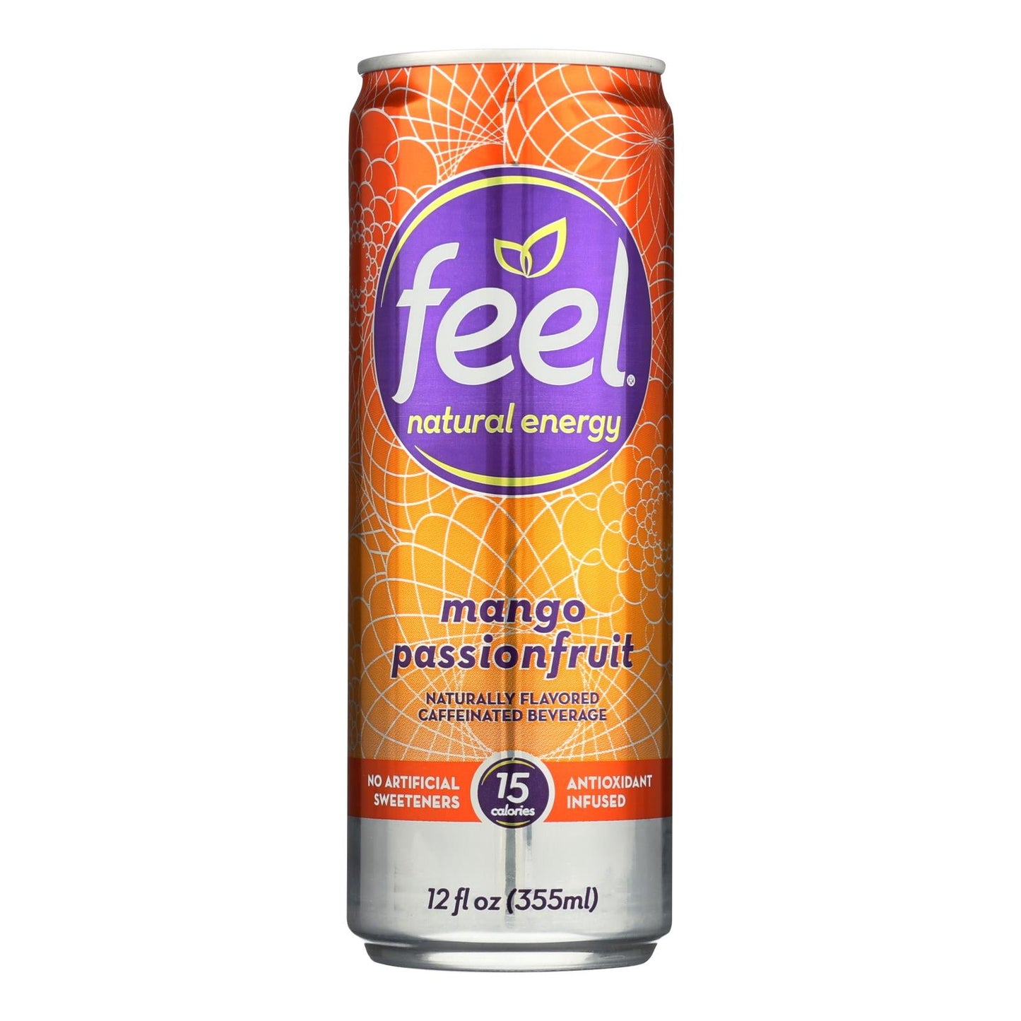 Feel Natural Energy with Mango Passionfruit Energy Drink - Case of 12 - 12 Oz