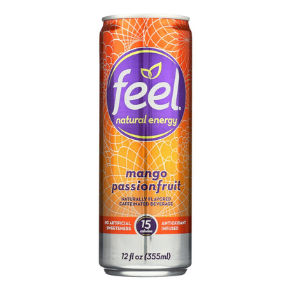 Feel Natural Energy with Mango Passionfruit Energy Drink - Case of 12 - 12 Oz