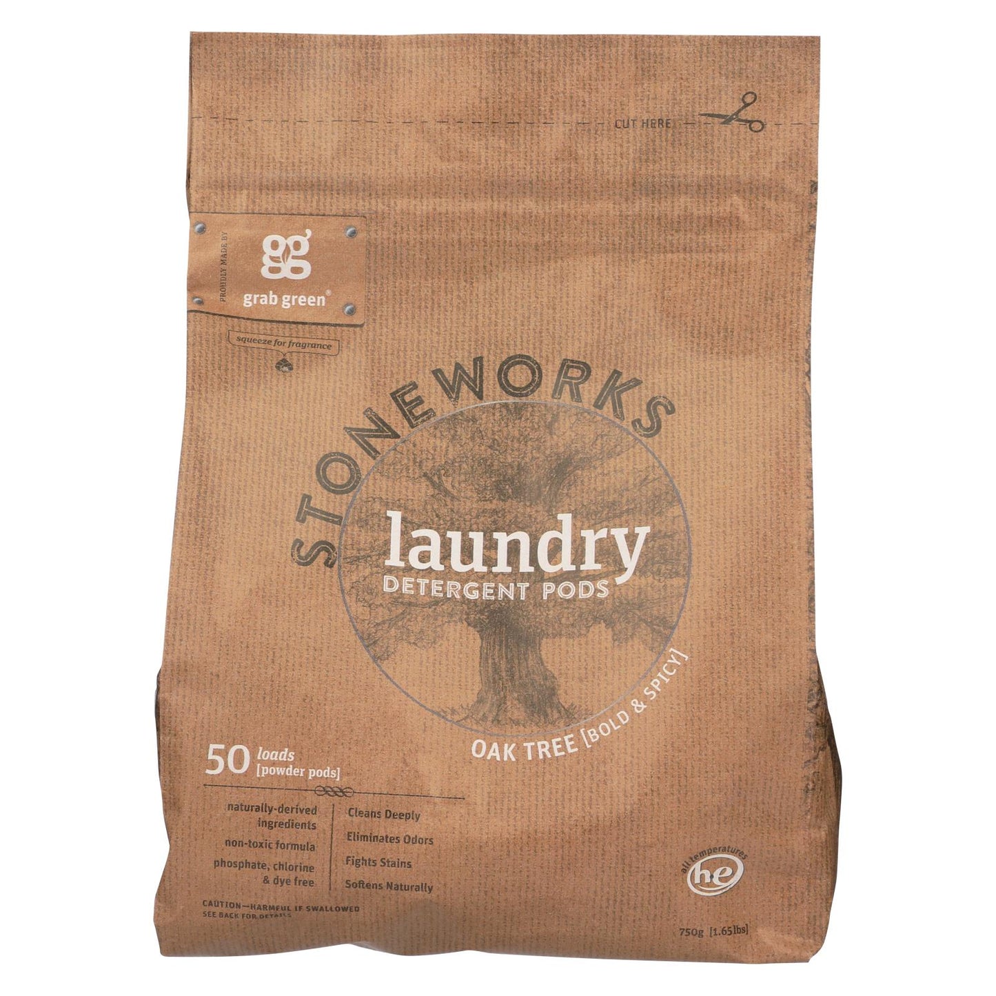 Oak Tree Laundry Detergent Pods (Pack of 6 - 50 Count)