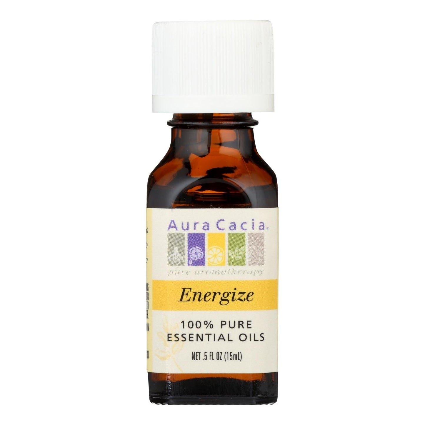 Aura Cacia Energize Pure Essential Oil 0.5 Fl Oz