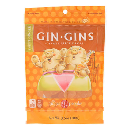 The Ginger People Gin Gins Ginger Spice Drops - 3.5 Oz (Pack of 12)