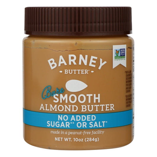 Barney Butter Almond Butter, 10 Oz, Pack of 6 - Smooth & Creamy