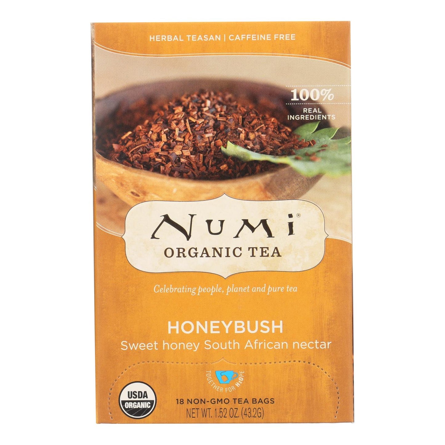 Numi Honeybush Bushman's Brew Tea Bags (18-Pack)