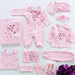 Heidi Newborn Baby Girl Homecoming Outfit Set (11 pcs)